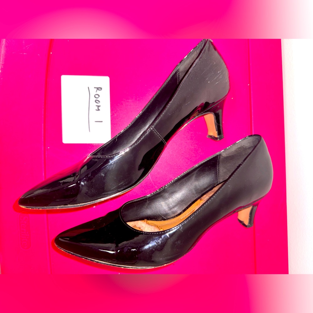 Clarks black heels shoes, women’s size 8.5